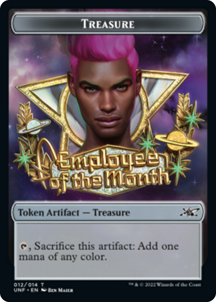 Cat // Treasure (12) Double-Sided Token [Unfinity Tokens] | Gamers Paradise
