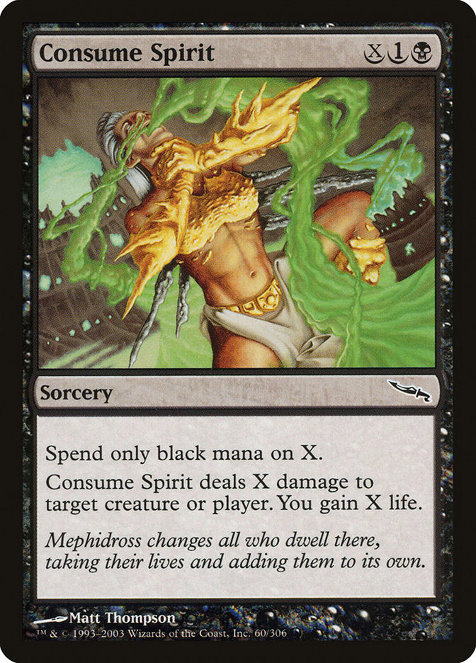 Consume Spirit [Mirrodin] | Gamers Paradise