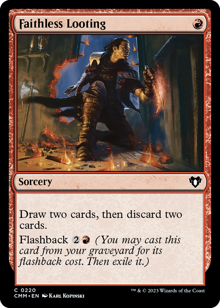 Faithless Looting [Commander Masters] | Gamers Paradise