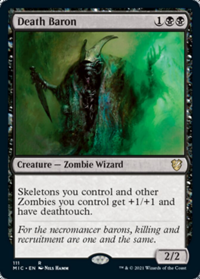 Death Baron [Innistrad: Midnight Hunt Commander] | Gamers Paradise