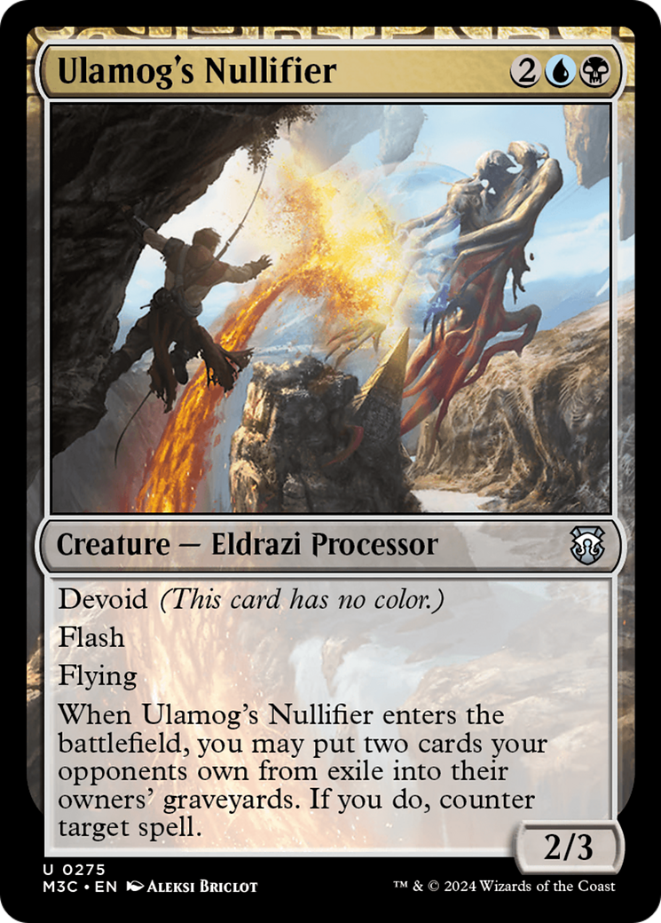 Ulamog's Nullifier (Ripple Foil) [Modern Horizons 3 Commander] | Gamers Paradise