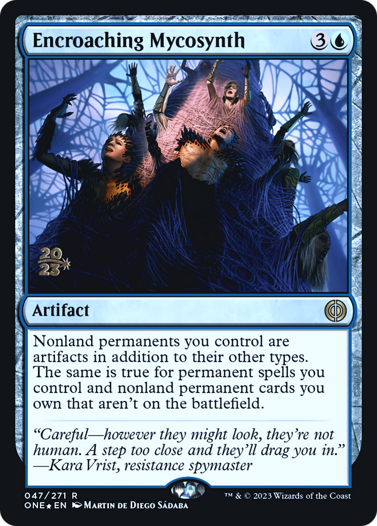 Encroaching Mycosynth [Phyrexia: All Will Be One Prerelease Promos] | Gamers Paradise