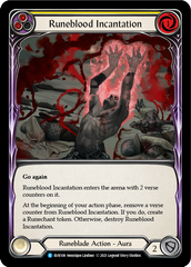 Runeblood Incantation (Yellow) [EVR108] (Everfest)  1st Edition Rainbow Foil | Gamers Paradise