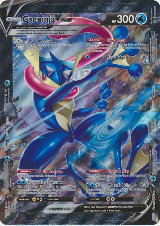 Greninja V-Union (Jumbo Card) [Sword & Shield: Black Star Promos] | Gamers Paradise