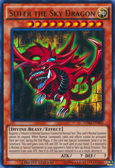 Slifer the Sky Dragon [LDK2-ENS01] Ultra Rare | Gamers Paradise