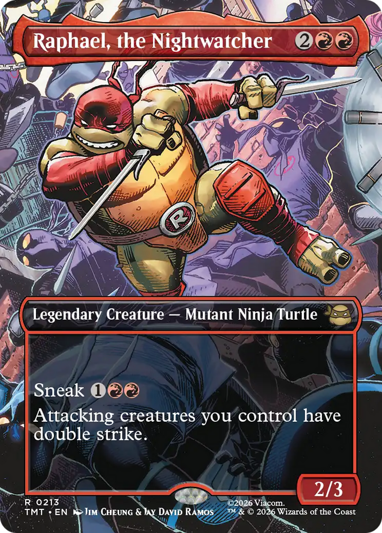 Raphael, the Nightwatcher (Borderless) [Teenage Mutant Ninja Turtles] | Gamers Paradise