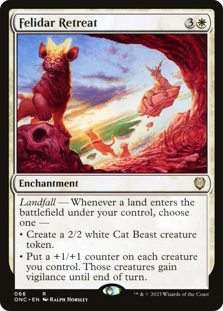 Felidar Retreat [Phyrexia: All Will Be One Commander] | Gamers Paradise