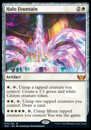 Halo Fountain (Promo Pack) [Streets of New Capenna Promos] | Gamers Paradise