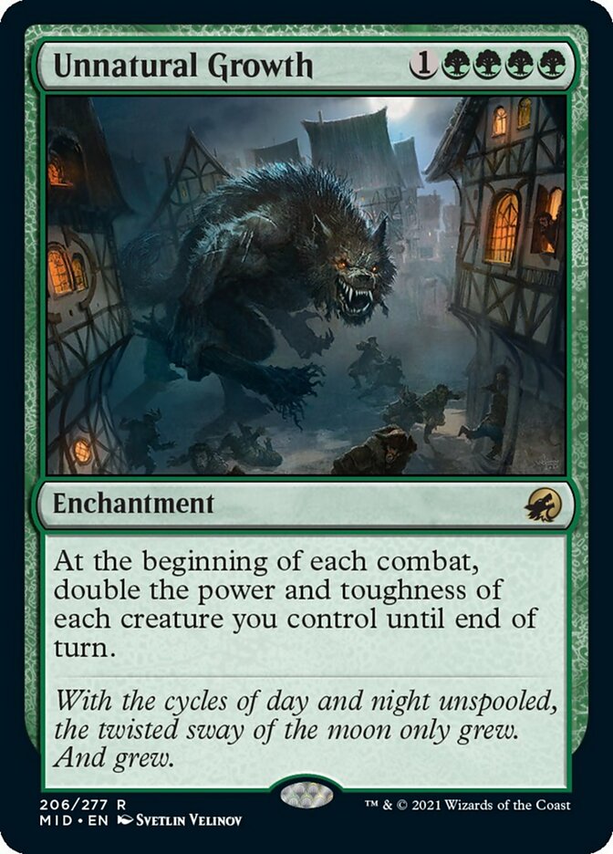 Unnatural Growth [Innistrad: Midnight Hunt] | Gamers Paradise