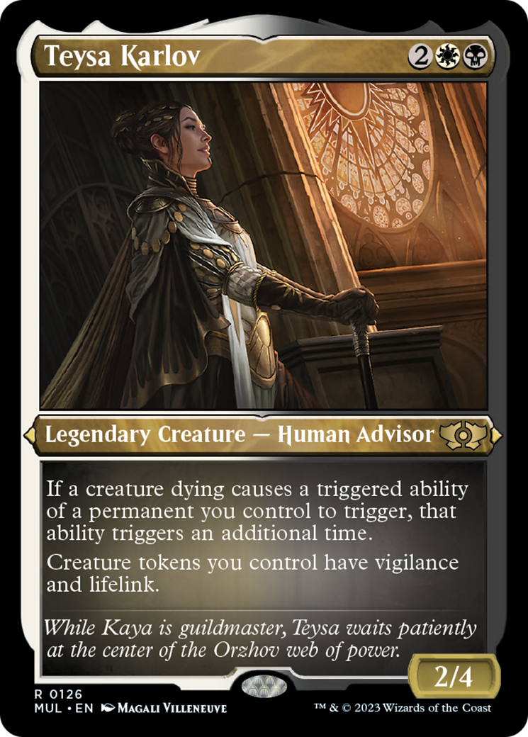 Teysa Karlov (Foil Etched) [Multiverse Legends] | Gamers Paradise