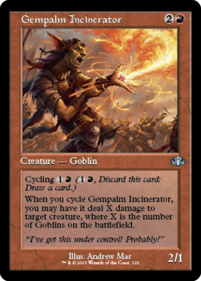 Gempalm Incinerator (Retro) [Dominaria Remastered] | Gamers Paradise