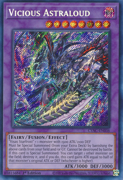 Vicious Astraloud [CYAC-EN036] Secret Rare | Gamers Paradise