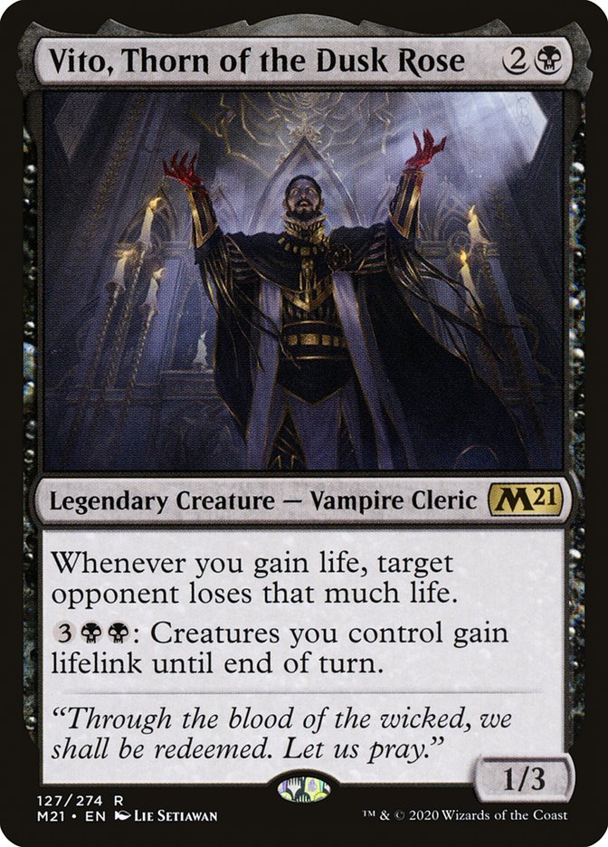 Vito, Thorn of the Dusk Rose [Core Set 2021] | Gamers Paradise