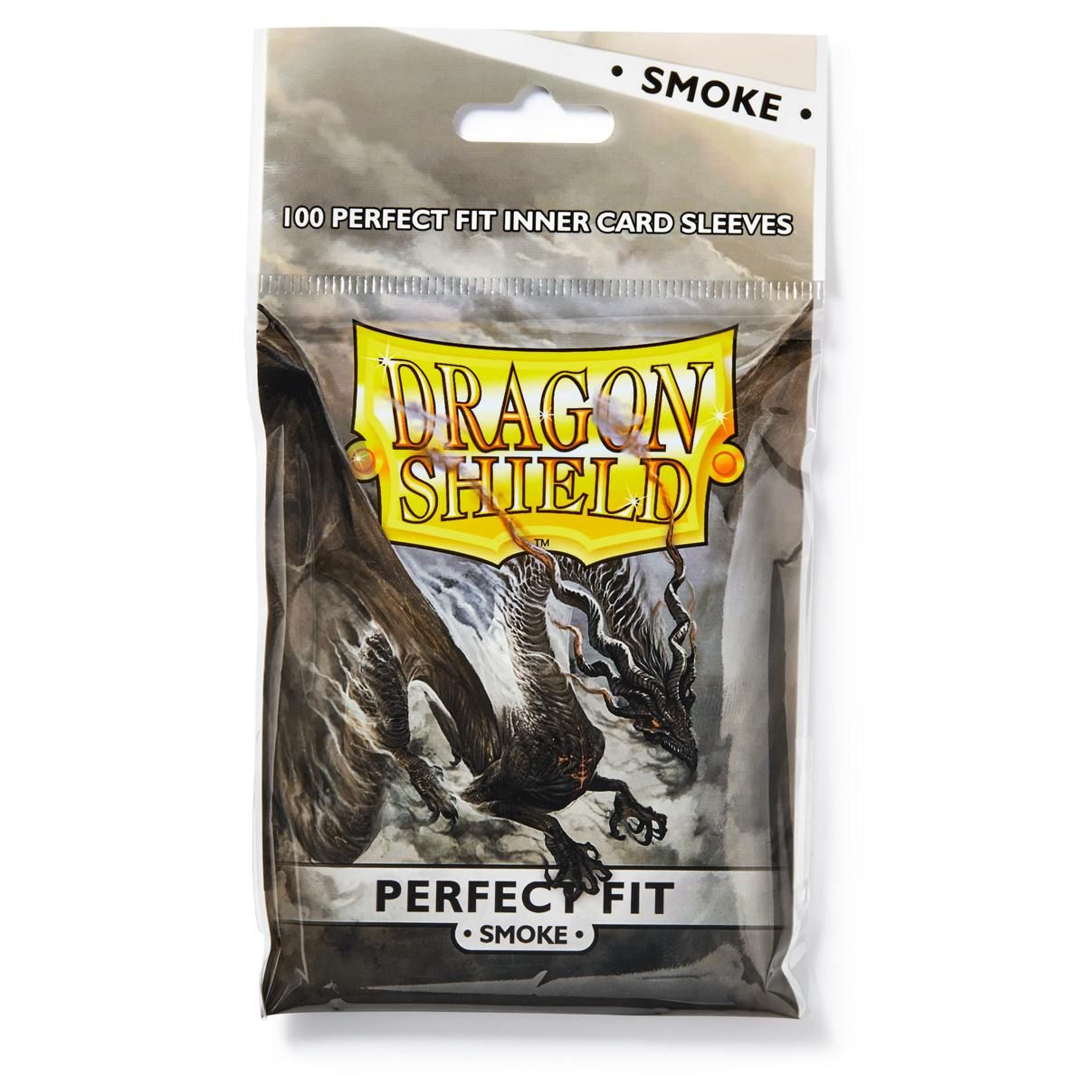 Dragon Shield: Standard Size 100ct Inner Sleeves - Perfect Fit (Smoke 'Fuligo') | Gamers Paradise