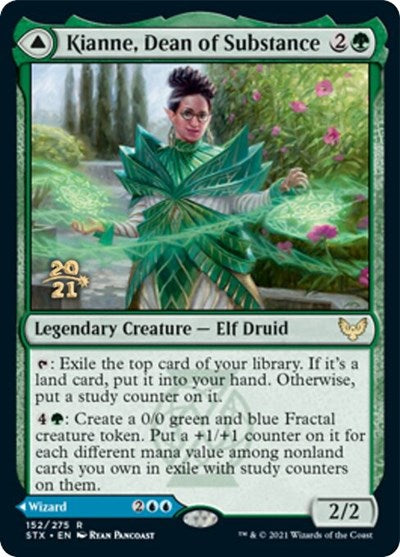 Kianne, Dean of Substance // Imbraham, Dean of Theory [Strixhaven: School of Mages Prerelease Promos] | Gamers Paradise