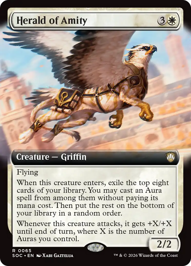 Herald of Amity (Extended Art) [Secrets of Strixhaven Commander] | Gamers Paradise