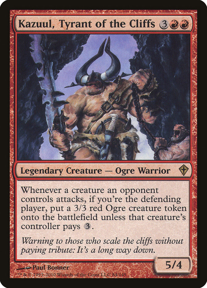 Kazuul, Tyrant of the Cliffs [Worldwake] | Gamers Paradise