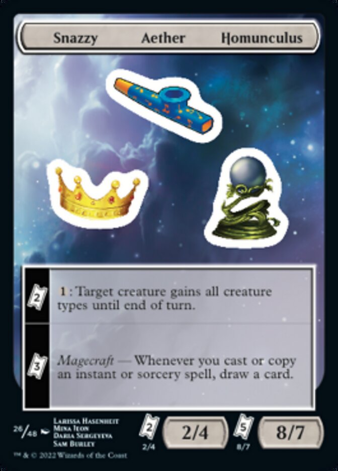 Snazzy Aether Homunculus [Unfinity Stickers] | Gamers Paradise