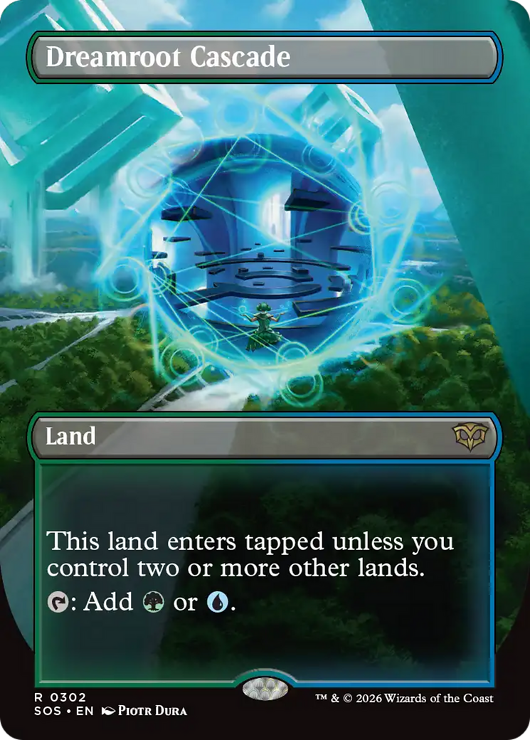 Dreamroot Cascade (Borderless) [Secrets of Strixhaven] | Gamers Paradise