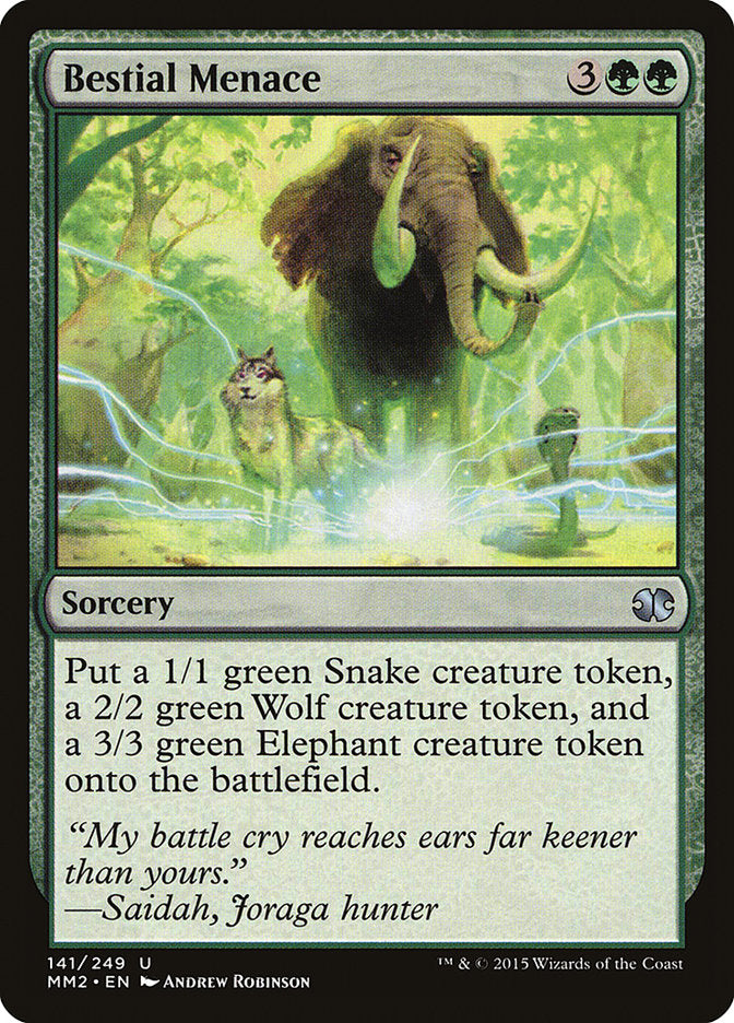Bestial Menace [Modern Masters 2015] | Gamers Paradise