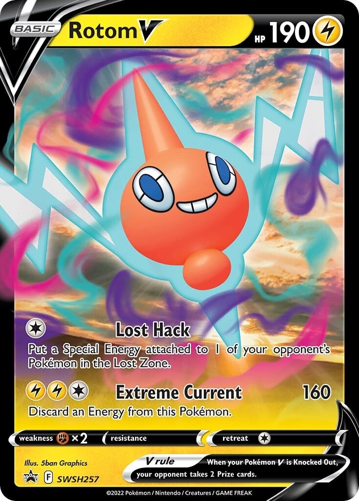 Rotom V (SWSH257) [Sword & Shield: Black Star Promos] | Gamers Paradise