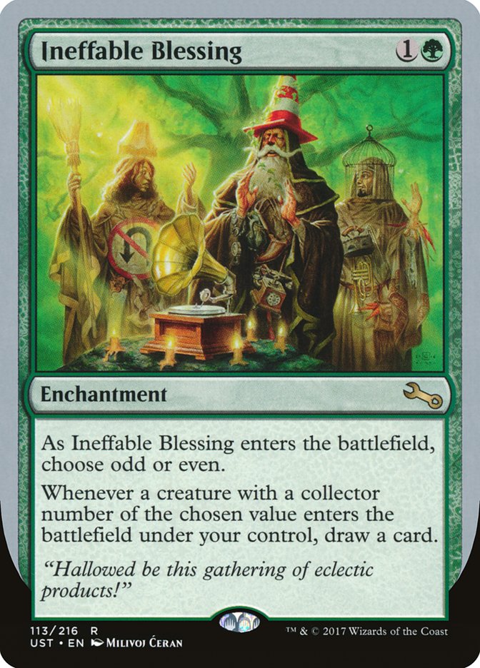 Ineffable Blessing ("choose odd or even") [Unstable] | Gamers Paradise