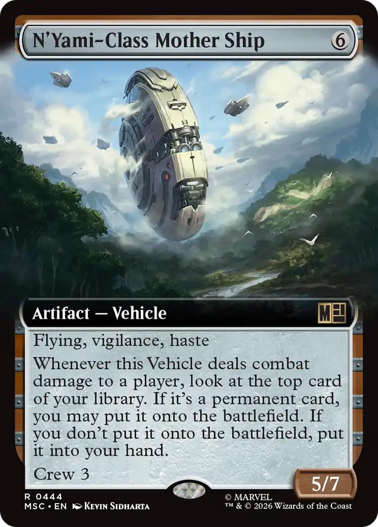 N'Yami-Class Mother Ship (Extended Art) [Marvel Super Heroes Commander] | Gamers Paradise
