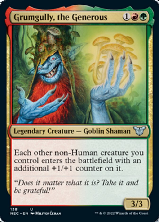Grumgully, the Generous [Kamigawa: Neon Dynasty Commander] | Gamers Paradise