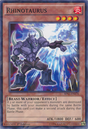 Rhinotaurus [BP03-EN076] Shatterfoil Rare | Gamers Paradise