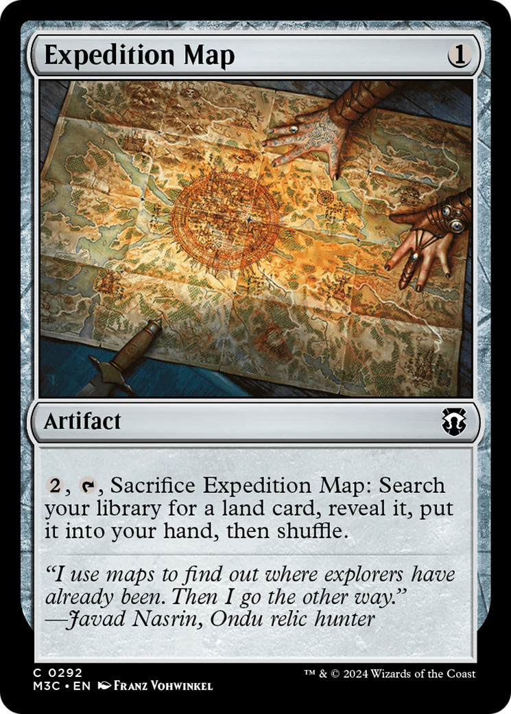 Expedition Map (Ripple Foil) [Modern Horizons 3 Commander] | Gamers Paradise