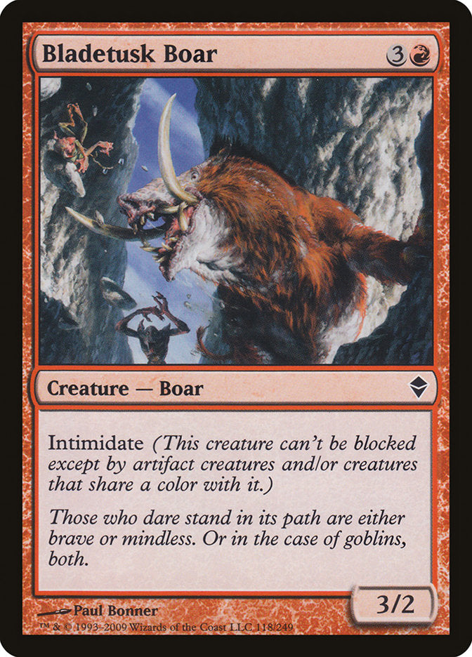 Bladetusk Boar [Zendikar] | Gamers Paradise