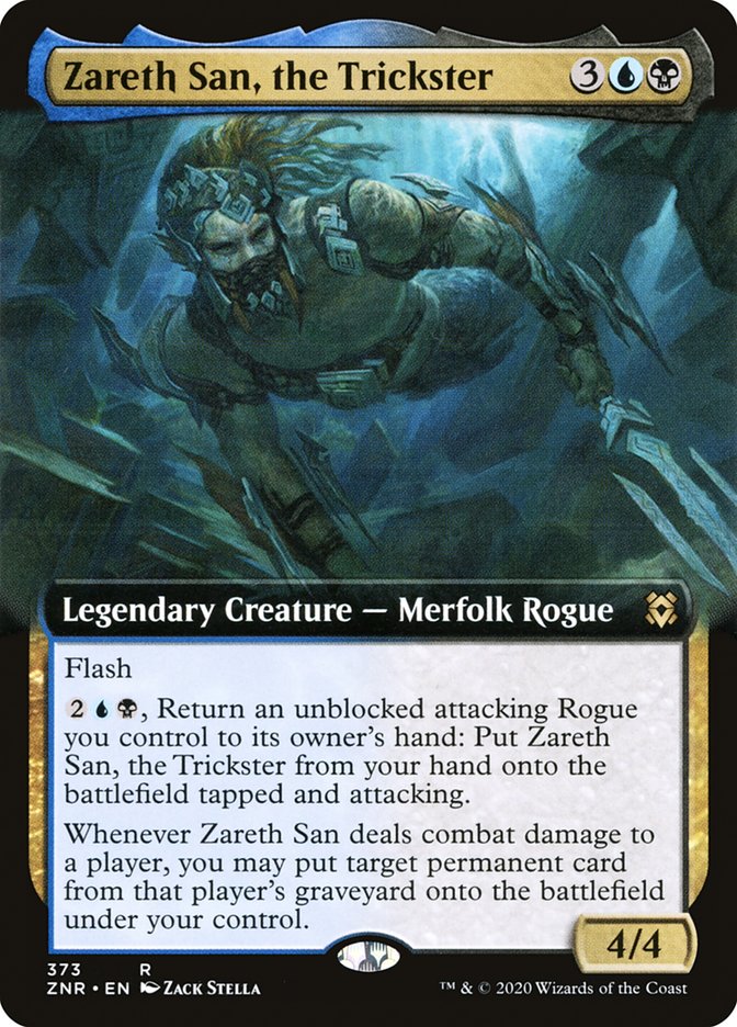 Zareth San, the Trickster (Extended Art) [Zendikar Rising] | Gamers Paradise