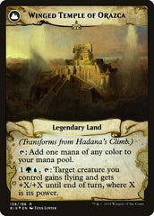 Hadana's Climb // Winged Temple of Orazca [Rivals of Ixalan Prerelease Promos] | Gamers Paradise
