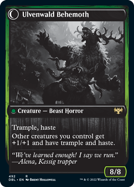 Ulvenwald Oddity // Ulvenwald Behemoth [Innistrad: Double Feature] | Gamers Paradise