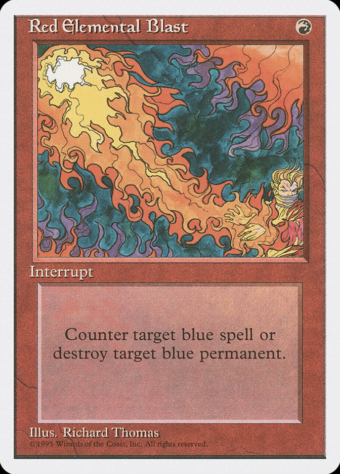 Red Elemental Blast [Fourth Edition] | Gamers Paradise