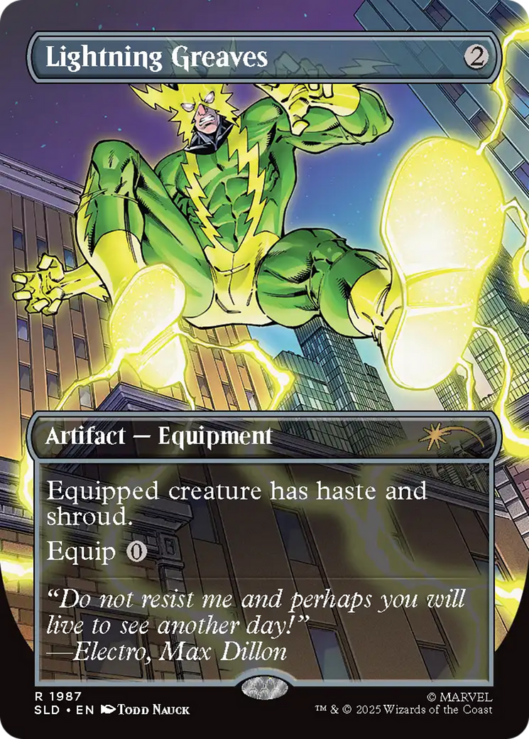 Lightning Greaves (1987) (Rainbow Foil) [Secret Lair Drop Series] | Gamers Paradise