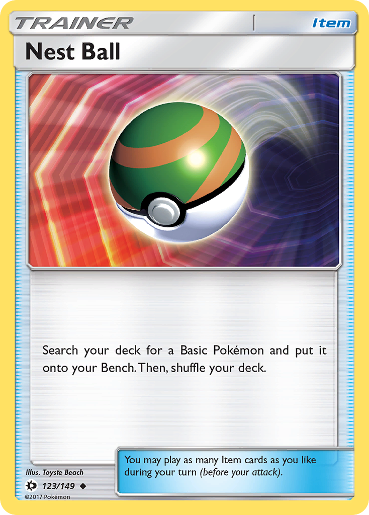 Nest Ball (123/149) [Sun & Moon: Base Set] | Gamers Paradise