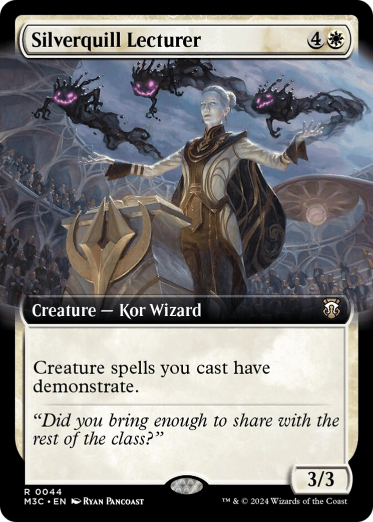 Silverquill Lecturer (Extended Art) [Modern Horizons 3 Commander] | Gamers Paradise