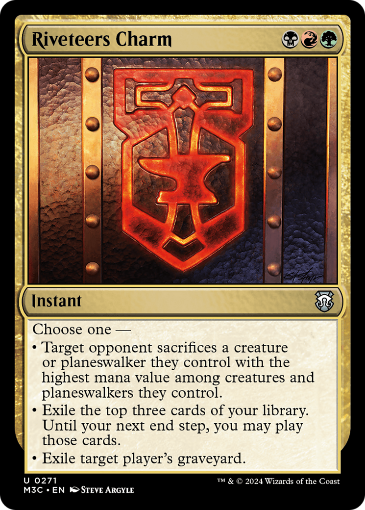 Riveteers Charm (Ripple Foil) [Modern Horizons 3 Commander] | Gamers Paradise