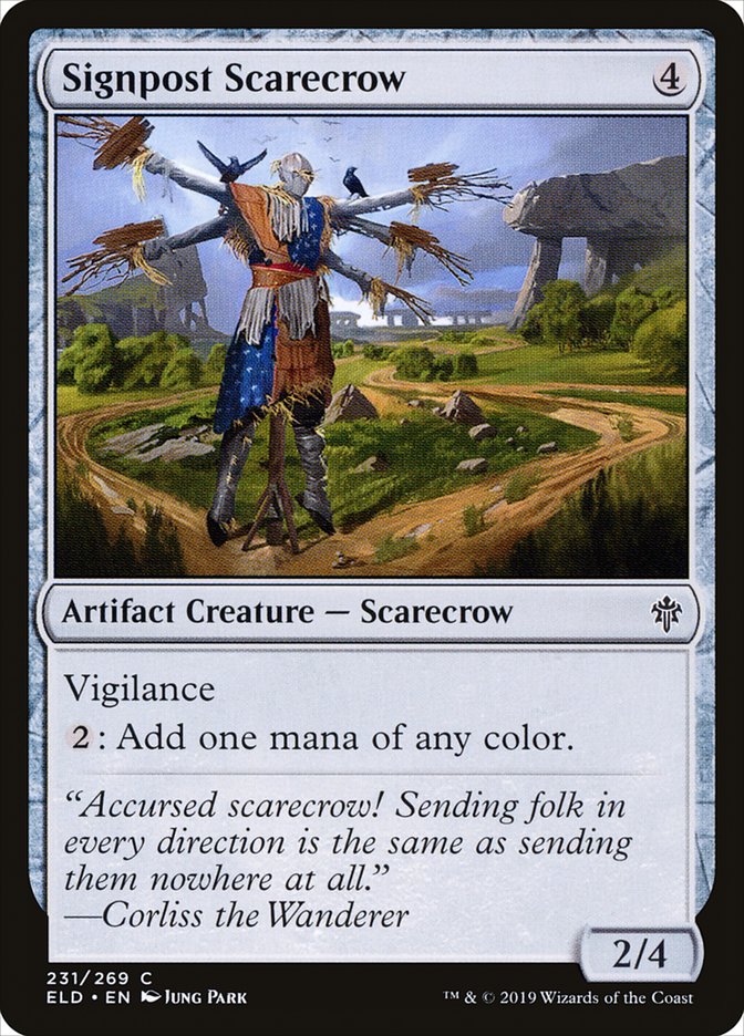 Signpost Scarecrow [Throne of Eldraine] | Gamers Paradise
