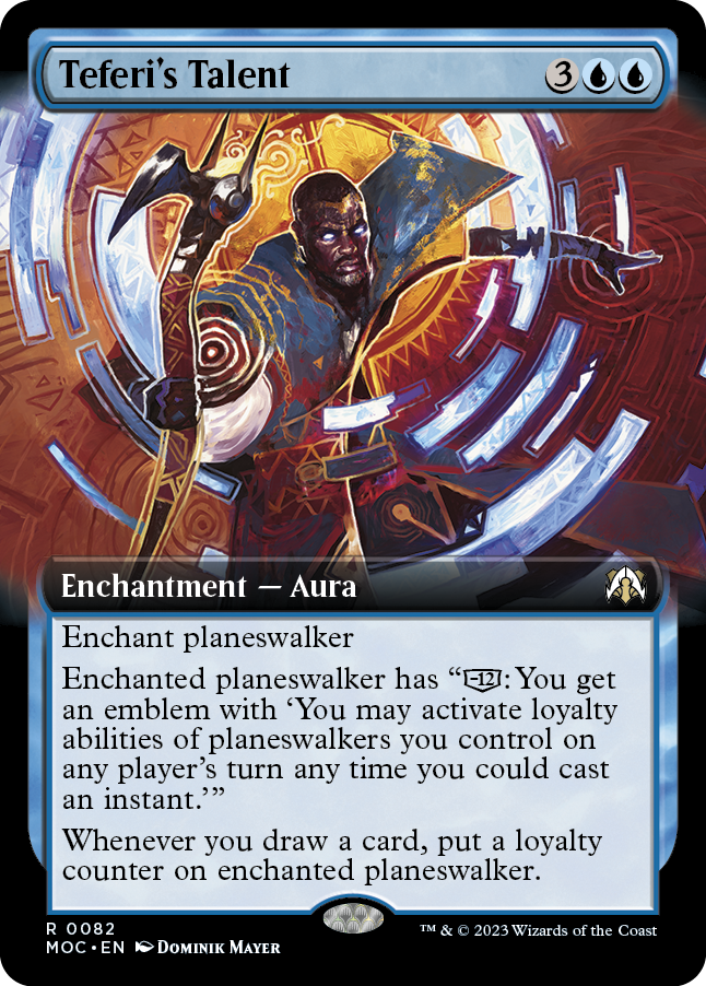 Teferi's Talent (Extended Art) [March of the Machine Commander] | Gamers Paradise