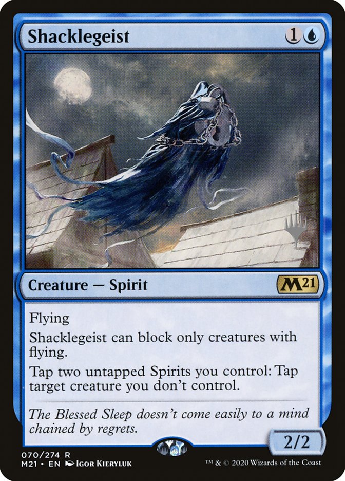 Shacklegeist (Promo Pack) [Core Set 2021 Promos] | Gamers Paradise
