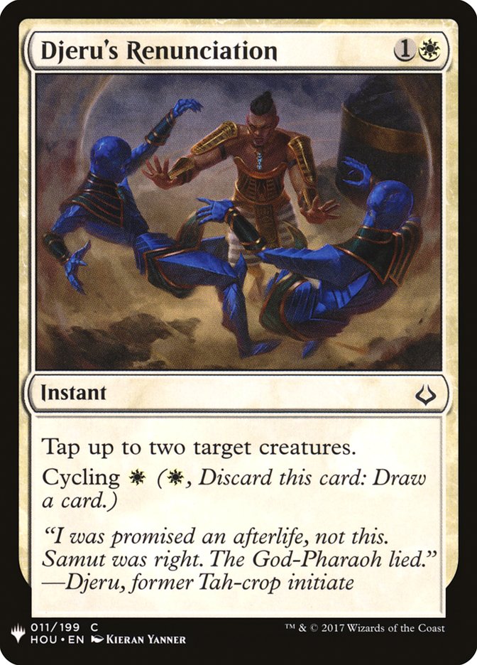 Djeru's Renunciation [Mystery Booster] | Gamers Paradise