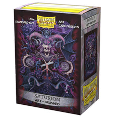 Dragon Shield: Standard 100ct Brushed Art Sleeves - Saturion | Gamers Paradise