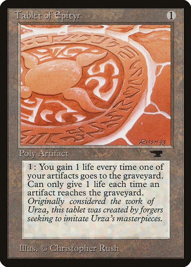 Tablet of Epityr [Antiquities] | Gamers Paradise