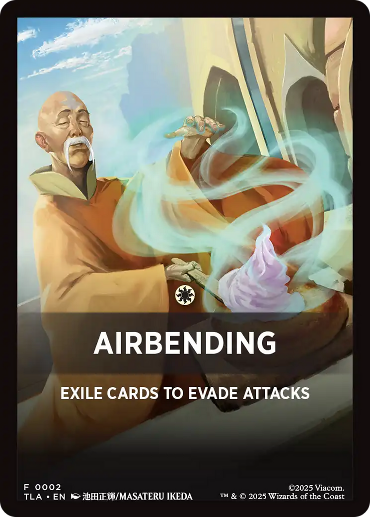 Airbending Theme Card [Avatar: The Last Airbender Tokens] | Gamers Paradise