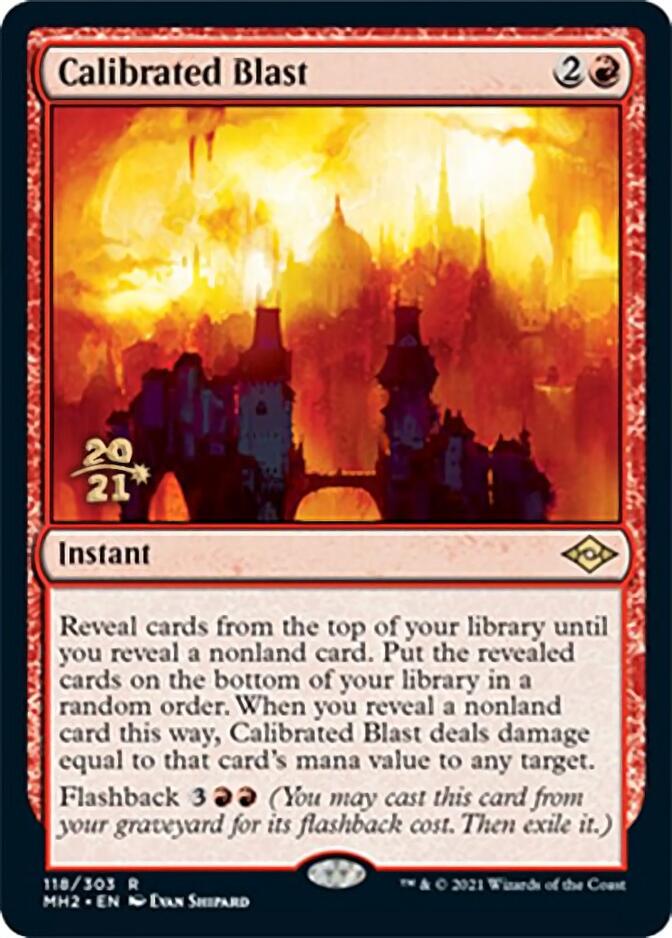 Calibrated Blast [Modern Horizons 2 Prerelease Promos] | Gamers Paradise