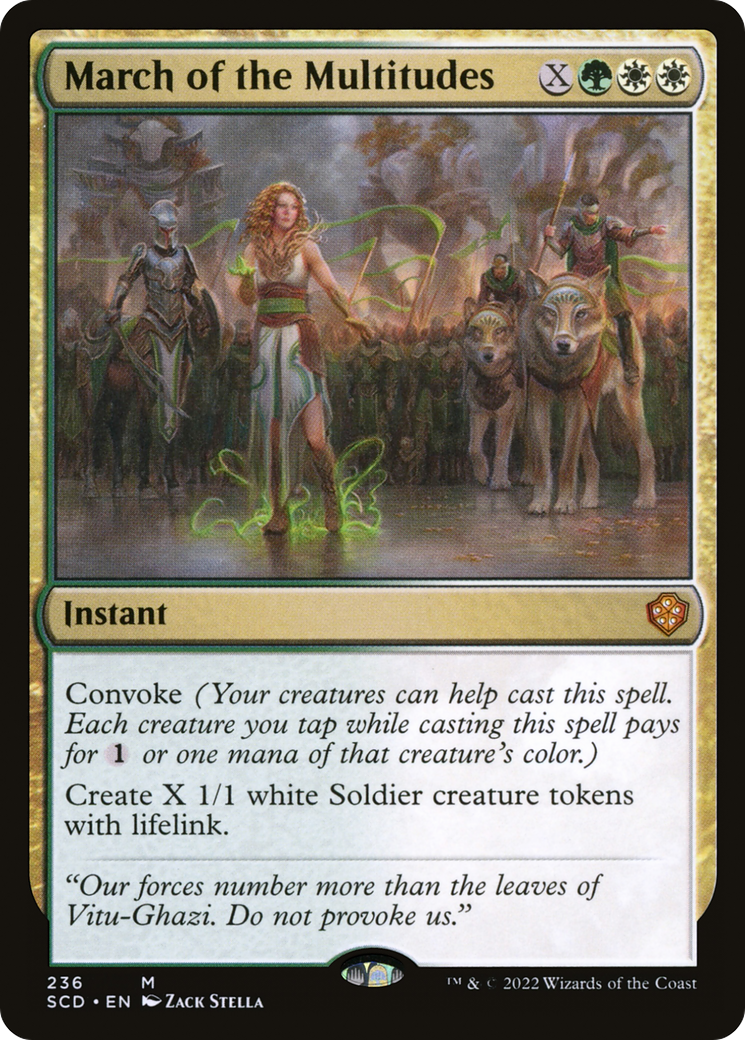 March of the Multitudes [Starter Commander Decks] | Gamers Paradise
