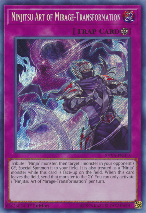 Ninjitsu Art of Mirage-Transformation [SHVA-EN015] Secret Rare | Gamers Paradise