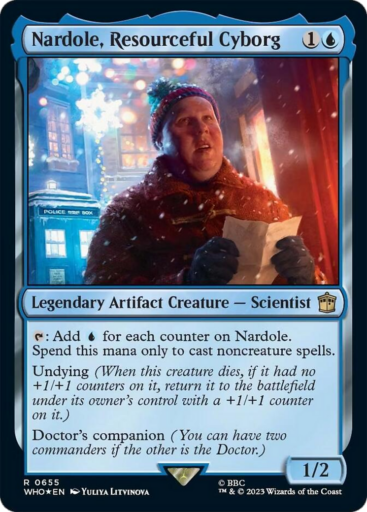 Nardole, Resourceful Cyborg (Surge Foil) [Doctor Who] | Gamers Paradise